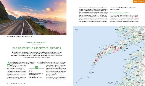 Buchcover und Innenansicht für das Buch: Roadtrips Bretagne