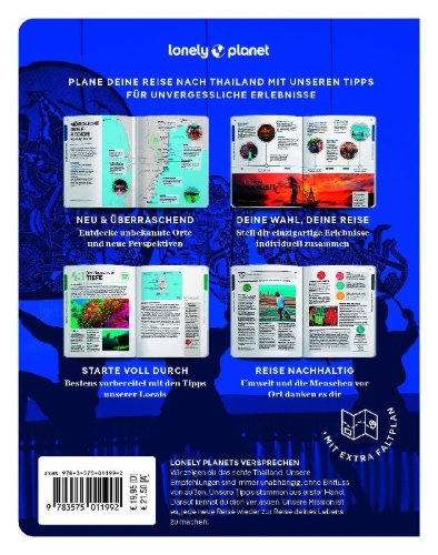 Buchcover und Innenansicht für das Buch: LONELY PLANET Reiseführer Entdecke Thailand