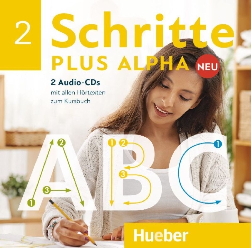 Buchcover und Innenansicht für das Buch: Schritte plus Alpha Neu 2 / 2 Audio-CDs zum Kursbuch