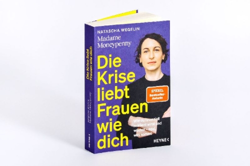 Buchcover und Innenansicht für das Buch: Die Krise liebt Frauen wie dich