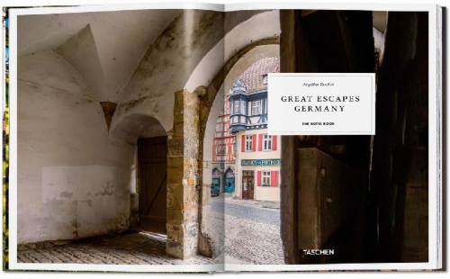 Buchcover und Innenansicht für das Buch: Great Escapes Germany. The Hotel Book