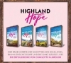 Buchcover und Innenansicht für das Buch: Highland Hope 1 - Ein Bed & Breakfast für Kirkby
