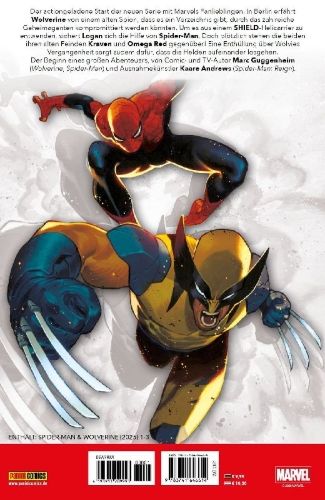 Buchcover und Innenansicht für das Buch: Spider-Man & Wolverine (2025) #1-#3
