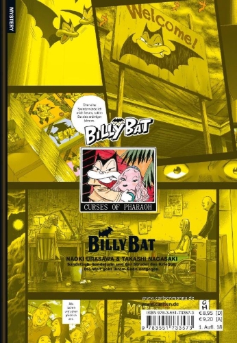 Buchcover und Innenansicht für das Buch: Billy Bat