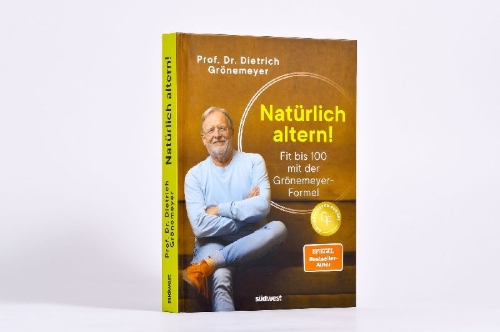 Buchcover und Innenansicht für das Buch: Natürlich altern!