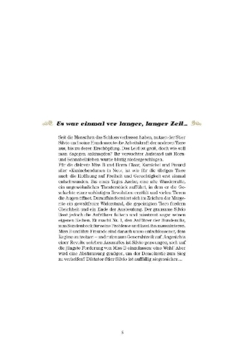 Buchcover und Innenansicht für das Buch: Chateau des Animaux 4