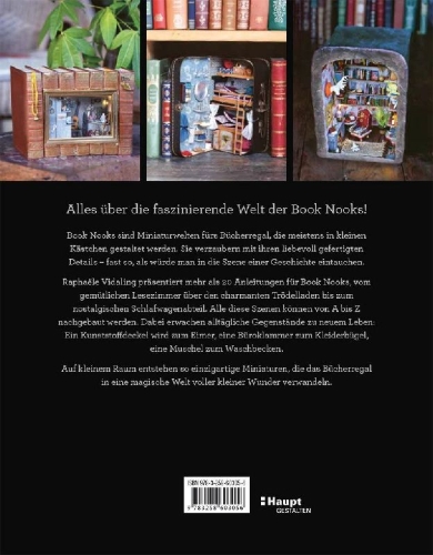 Buchcover und Innenansicht für das Buch: Magische Book Nooks