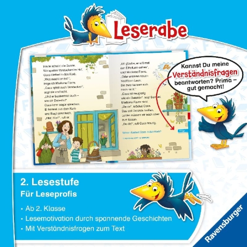 Buchcover und Innenansicht für das Buch: Leserabe 2. Lesestufe - Auf heißer Spur - Die Detektive von Paris