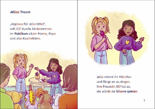 Buchcover und Innenansicht für das Buch: Leselöwen 1. Klasse - Plötzlich berühmt