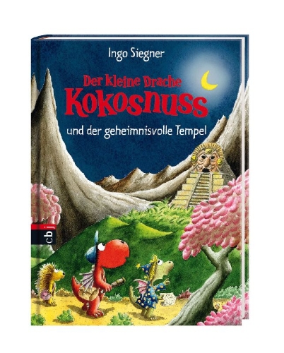 Buchcover und Innenansicht für das Buch: Der kleine Drache Kokosnuss 21 und der geheimnisvolle Tempel