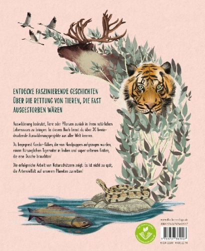Buchcover und Innenansicht für das Buch: Rewilding