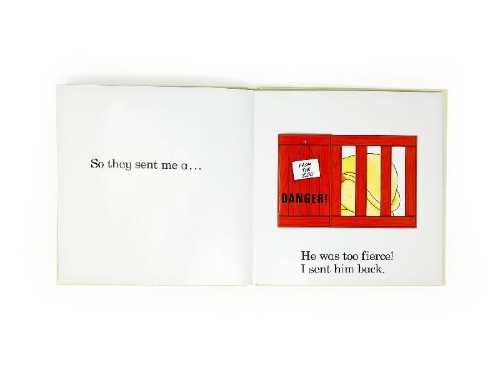 Buchcover und Innenansicht für das Buch: Dear Zoo