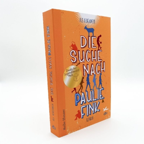 Buchcover und Innenansicht für das Buch: Die Suche nach Paulie Fink