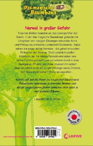 Buchcover und Innenansicht für das Buch: Narwhal on a Sunny Night