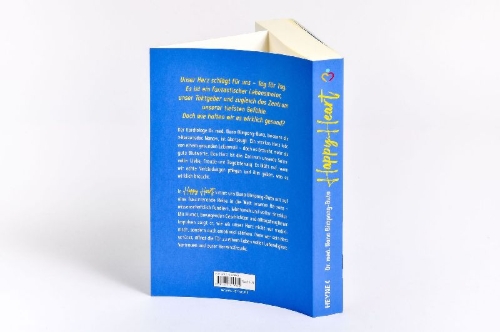 Buchcover und Innenansicht für das Buch: Happy Heart - Gesund mit dem Herzensdoc