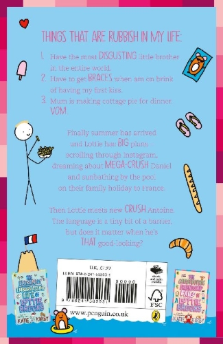 Buchcover und Innenansicht für das Buch: The Mega-Complicated Crushes of Lottie Brooks