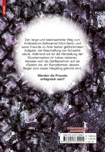 Buchcover und Innenansicht für das Buch: Dr. Stone