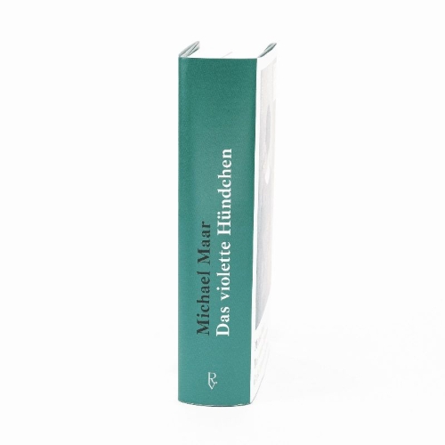 Buchcover und Innenansicht für das Buch: Das violette Hündchen