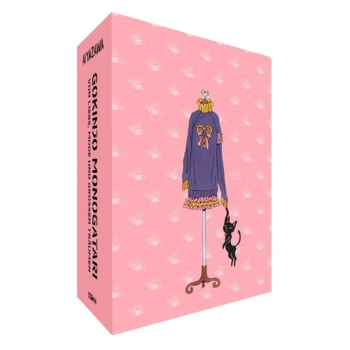Buchcover und Innenansicht für das Buch: Gokinjo Monogatari - Von Liebe, Mode und großen Träumen Schuber (Band 1 bis 4)