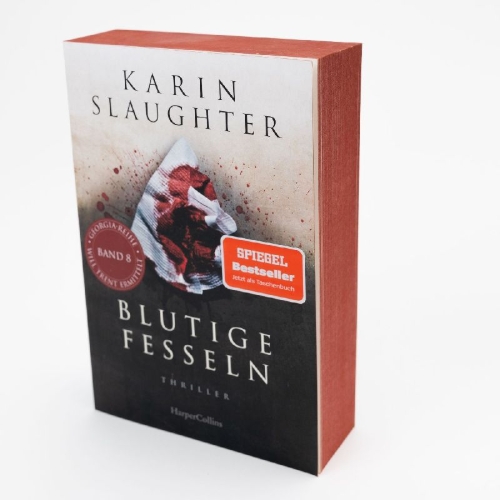 Buchcover und Innenansicht für das Buch: Blutige Fesseln
