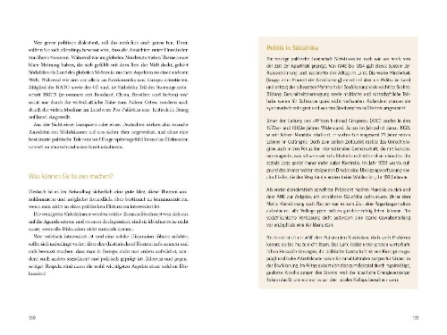 Buchcover und Innenansicht für das Buch: Fettnäpfchenführer Südafrika