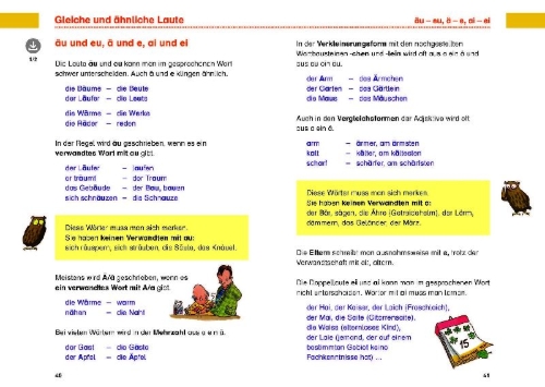 Buchcover und Innenansicht für das Buch: Das Grundschulwissen: Deutsch und Mathematik