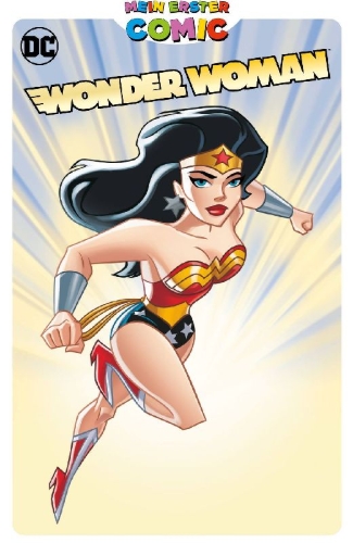 Buchcover und Innenansicht für das Buch:  Adventures in the DC Universe