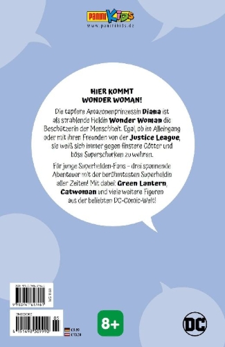 Buchcover und Innenansicht für das Buch:  Adventures in the DC Universe
