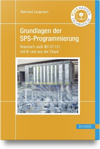 Buchcover und Innenansicht für das Buch: Grundlagen der SPS-Programmierung