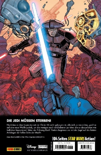Buchcover und Innenansicht für das Buch: Star Wars: Inquisitors (2024) 1-4