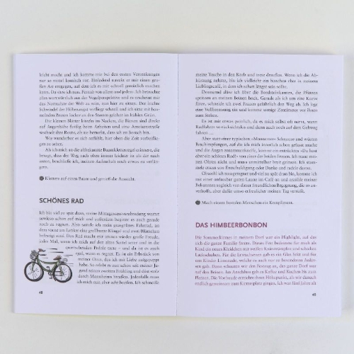 Buchcover und Innenansicht für das Buch: Das kleine Glück möchte abgeholt werden