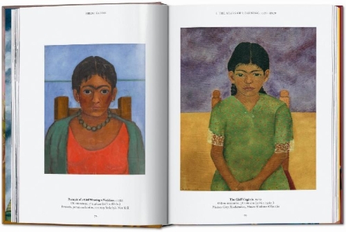 Buchcover und Innenansicht für das Buch: Frida Kahlo. 45th Ed.