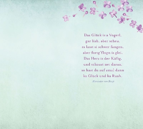 Buchcover und Innenansicht für das Buch: Die Fliedertochter