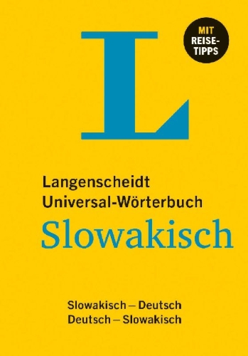 Buchcover und Innenansicht für das Buch: Langenscheidt Universal-Wörterbuch Slowakisch