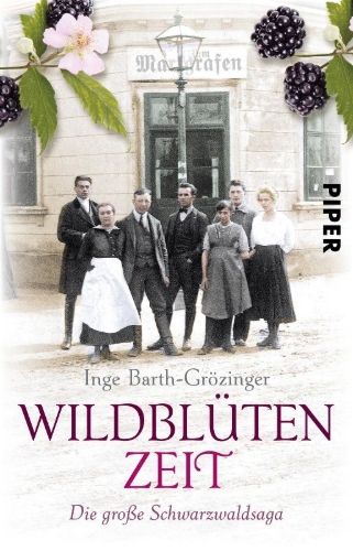 Buchcover und Innenansicht für das Buch: Wildblütenzeit