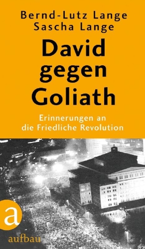 Buchcover und Innenansicht für das Buch: David gegen Goliath