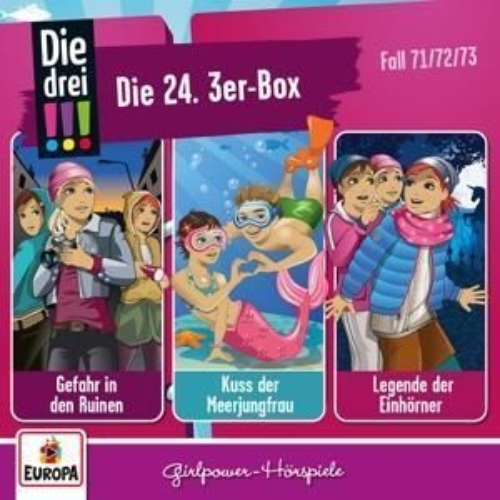 Buchcover und Innenansicht für das Buch: drei !!! 3er Box - Folgen 71-73