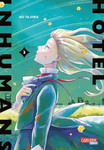Buchcover und Innenansicht für das Buch: Hotel Inhumans
