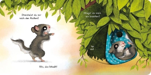 Buchcover und Innenansicht für das Buch: Der kleine Siebenschläfer: Bringst du mich ins Bett?