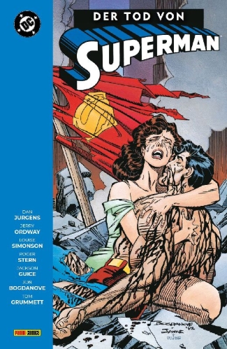 Buchcover und Innenansicht für das Buch: Superman: The Man of Steel 18-19; Justice League America 69: Superman 74-75; The Adventures of Superman 497; Action Comics 684