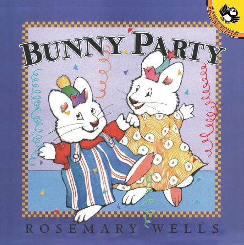 Buchcover und Innenansicht für das Buch: You Are Invited to a Bunny Party Today at 3 PM