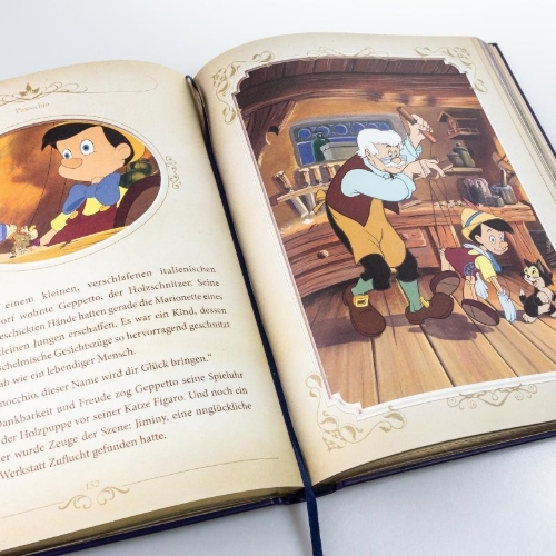 Buchcover und Innenansicht für das Buch: Disney: Das große goldene Buch der Disney-Geschichten