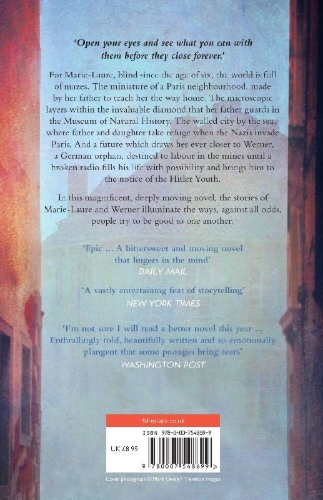 Buchcover und Innenansicht für das Buch: All the Light We Cannot See