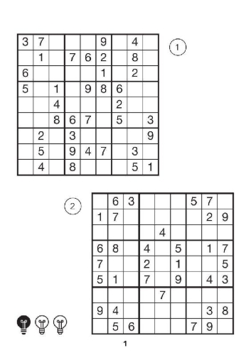 Buchcover und Innenansicht für das Buch: Der große Sudoku Block Band 10