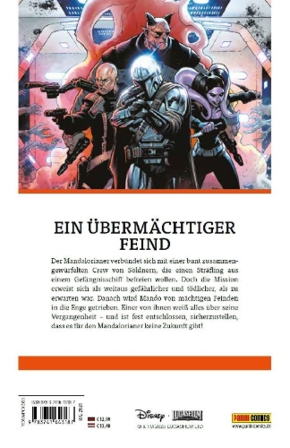Buchcover und Innenansicht für das Buch: Star Wars: The Mandalorian #5-#8
