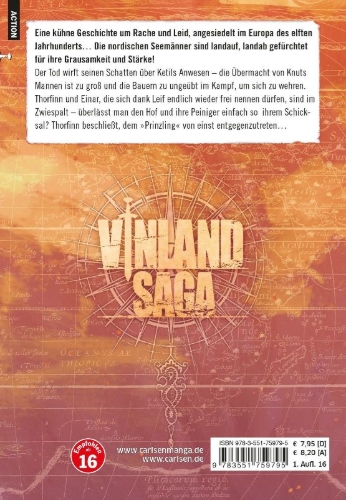 Buchcover und Innenansicht für das Buch: Vinland Saga