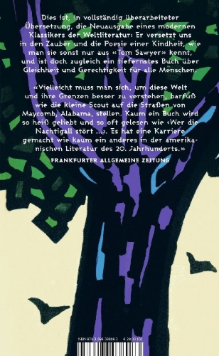 Buchcover und Innenansicht für das Buch: To Kill a Mockingbird