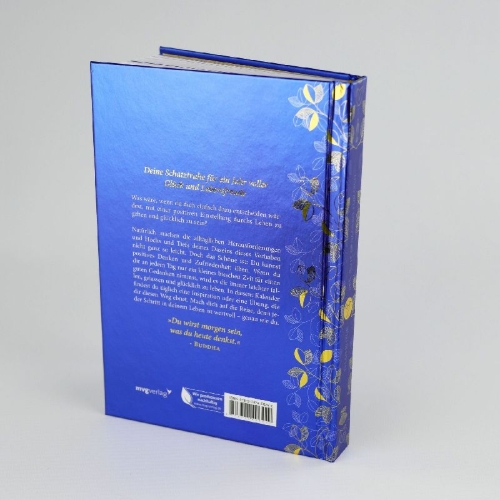 Buchcover und Innenansicht für das Buch: 365 gute Gedanken für dich