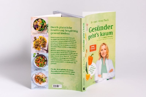 Buchcover und Innenansicht für das Buch: Gesünder geht's kaum