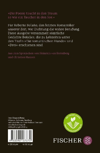Buchcover und Innenansicht für das Buch: Los perros románticos
